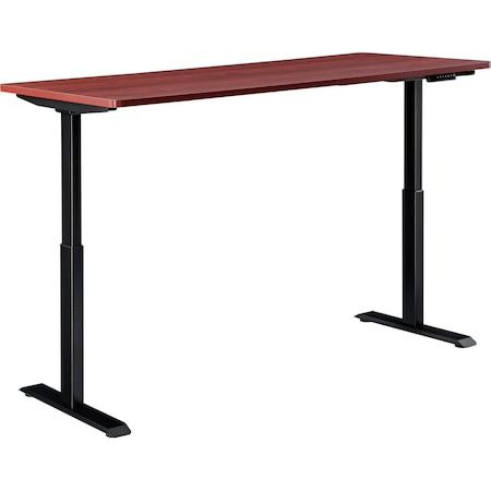Interion By Global Industrial Sit Stand Desk, 30 in D X 28 to 46 in H, 60 in W X 695780MH